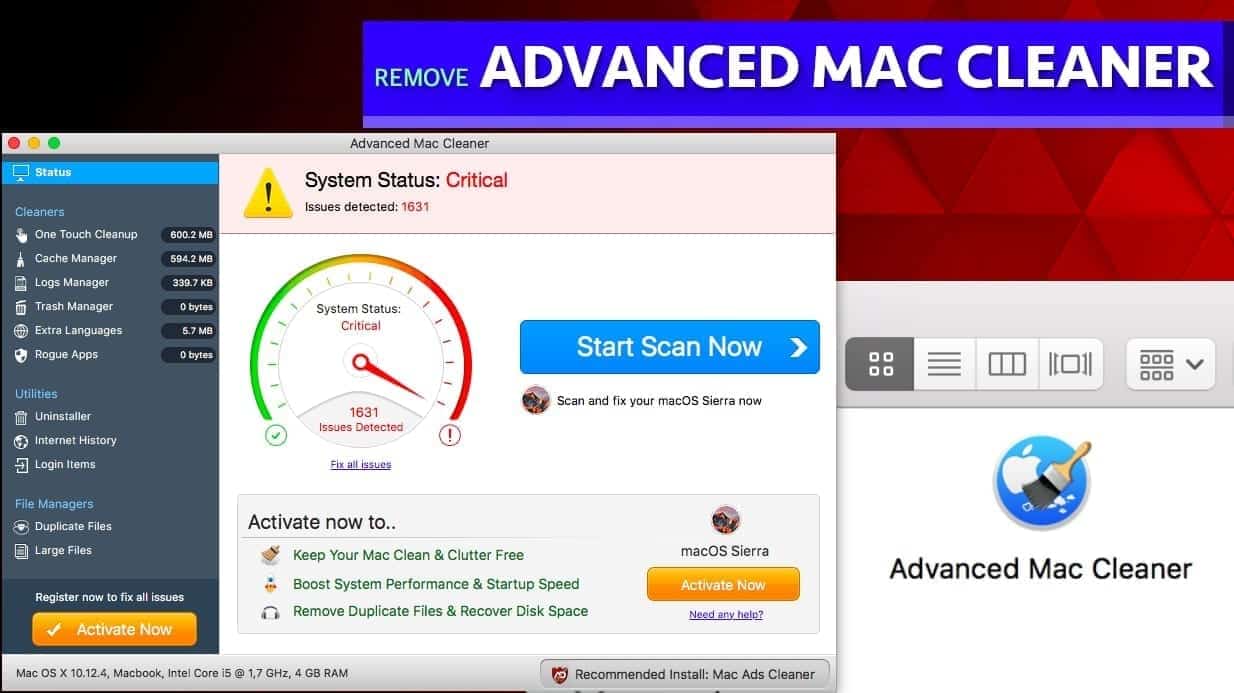 fake mac cleaner virus